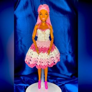 Barbie’s Custom-made crochet dress